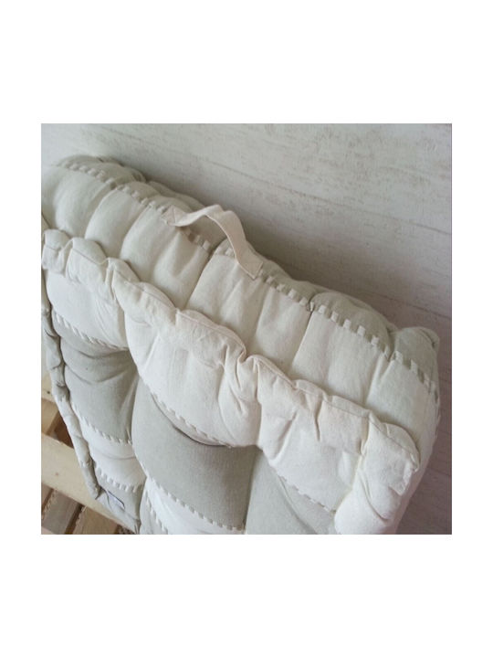 Μαξιλάρι Δαπέδου 50x50x20 Natural Home Rpm1 Μπεζ