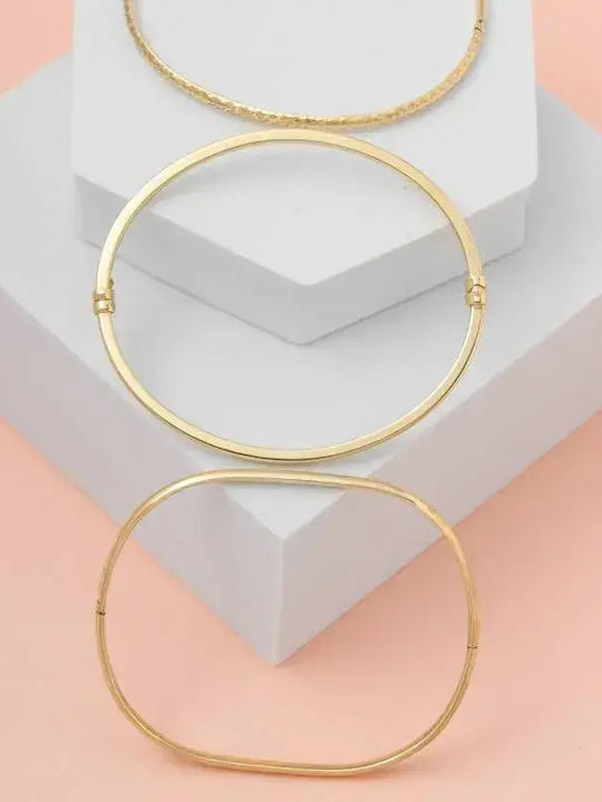Women's Gold 9K Handcuff Bracelet