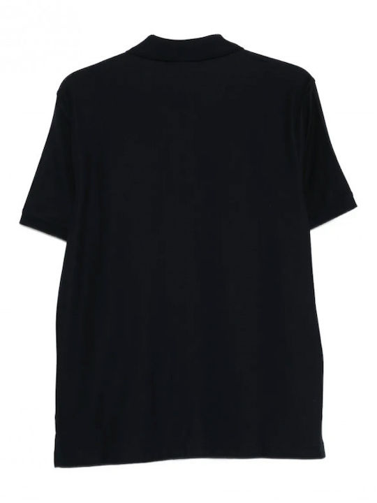 Polo Short Sleeve Navy Blue Blouse