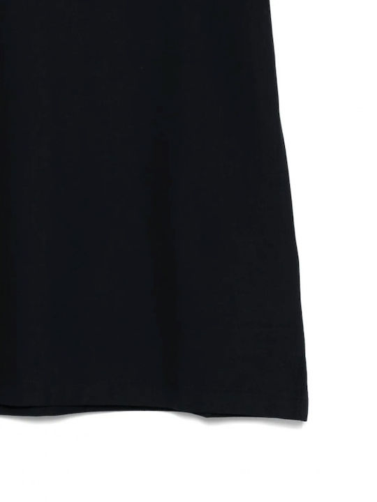 Polo Short Sleeve Navy Blue Blouse