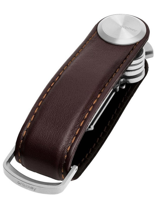 Orbitkey Leather Key Holder Pro Mahogany