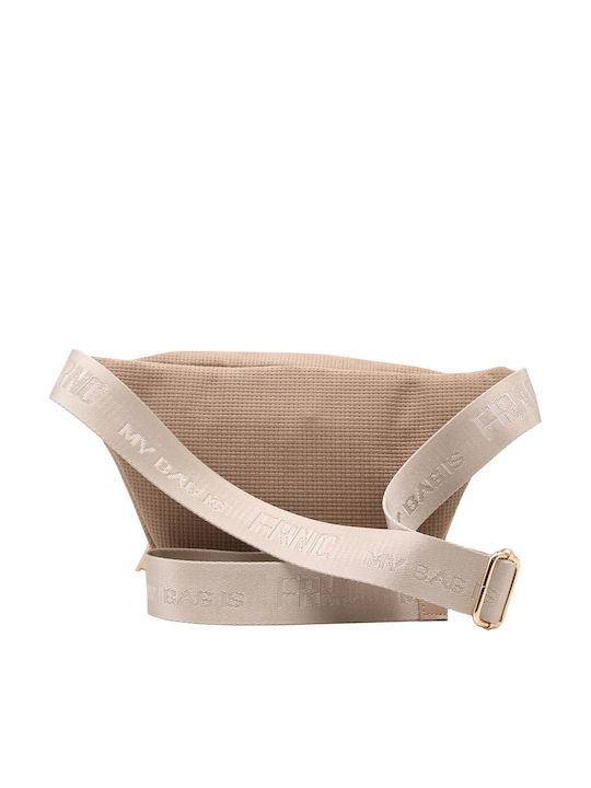 Stoff Damenhandtasche Crossbody Beiges