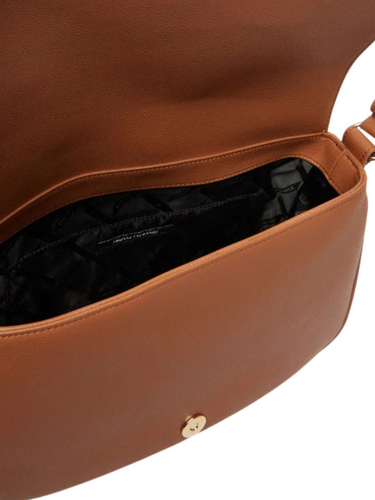 Fabric Women's Shoulder Bag Tabac Brown