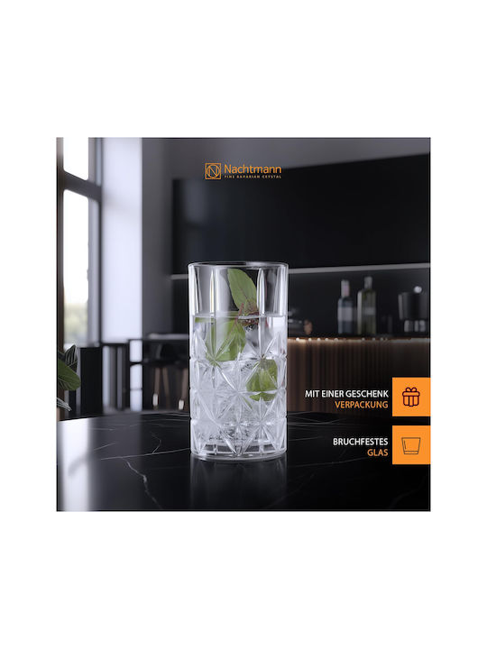 Nachtmann Set Gläser Wasser aus Kristall 445ml 4Stück