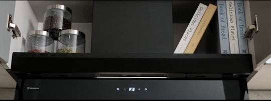 Morris Chimney Vent Hood 60cm Black