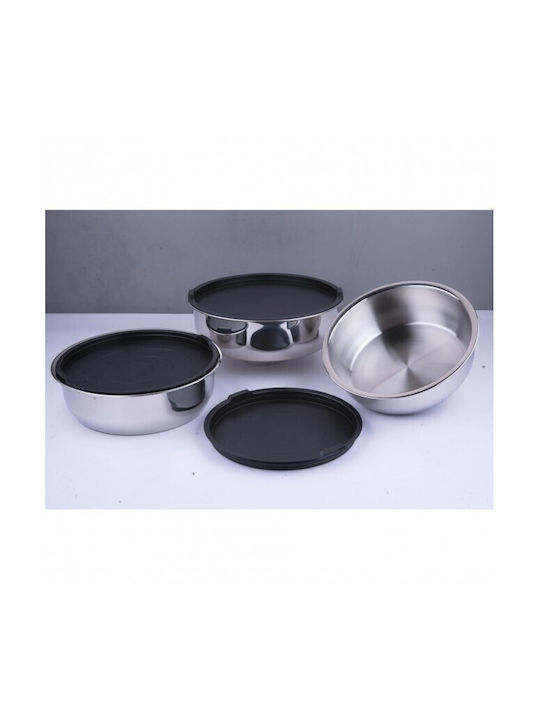 Βιομάρ Inox Δοχείο Φαγητού Inox Ασημί 28x28cm