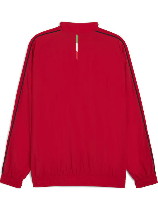 Herren Fleecejacke Rot