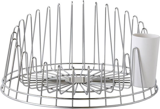 Alessi Inox Geschirrabtropfer & Abtropfgitter Grau 36.5x19cm