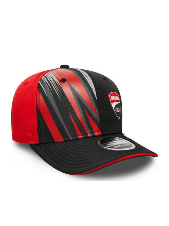 New Era Ducati Motor Logo Druck 970 Stretch Snap Cap Schwarz