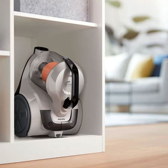 Philips XB1111/10 Ηλεκτρική Σκούπα 750W με Κάδο 1.3lt Λευκή