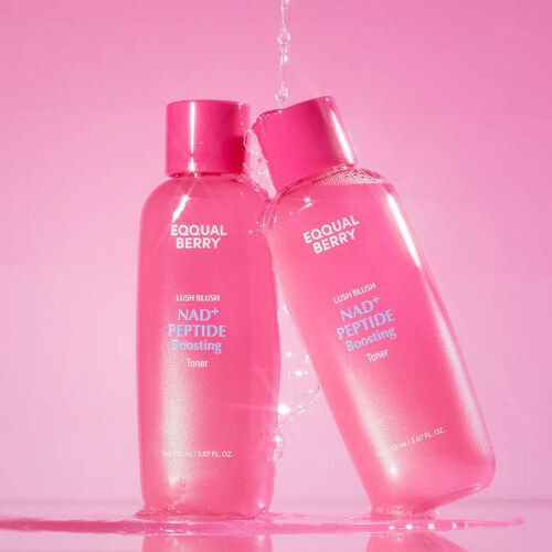 Eqqualberry Nad+Peptide Facial Toning Liquid With Niacinamide Panthenol And Hyaluronic Acid 150ml