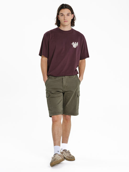 Herren Shorts Cargo Grün