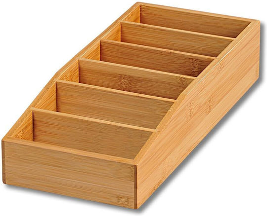 Kesper Bamboo Tabletop Spice Rack Organizer Brown
