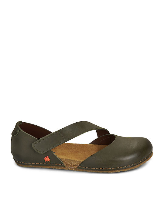 Damen Ballerinas Khaki