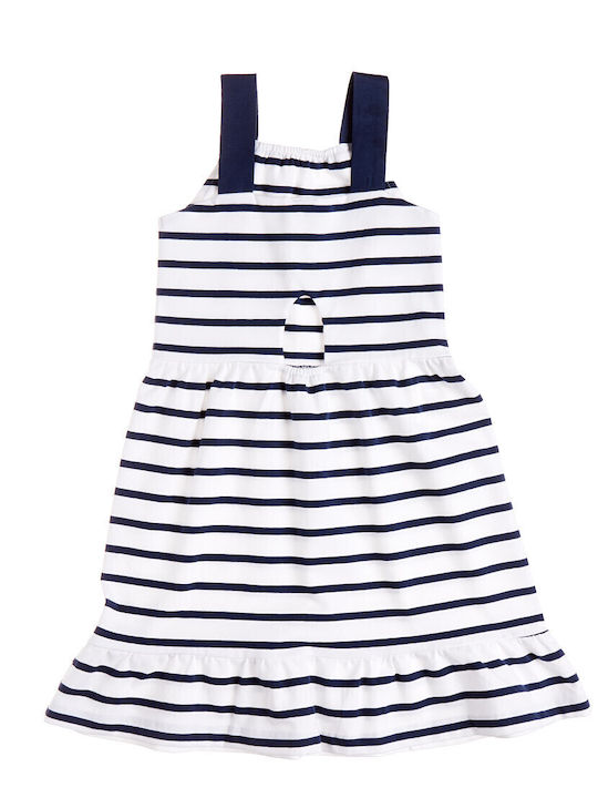 Mädchenkleid Ärmellos Weiß