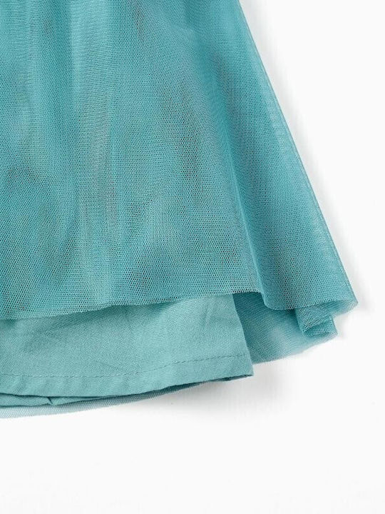 Girls Sleeveless Green Dress