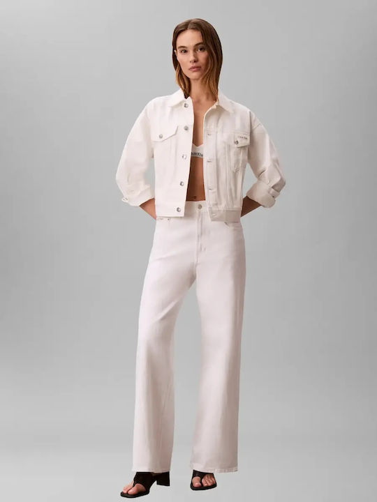 Women's Jean Jacket White