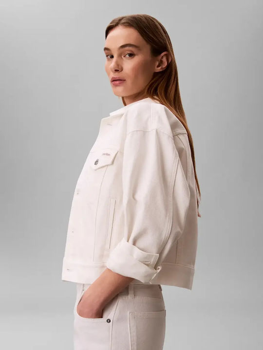 Women's Jean Jacket White