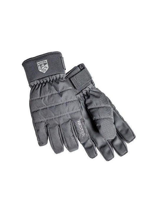 Hestra CZone Primaloft Jr. Kids Ski & Snowboard Gloves Gray