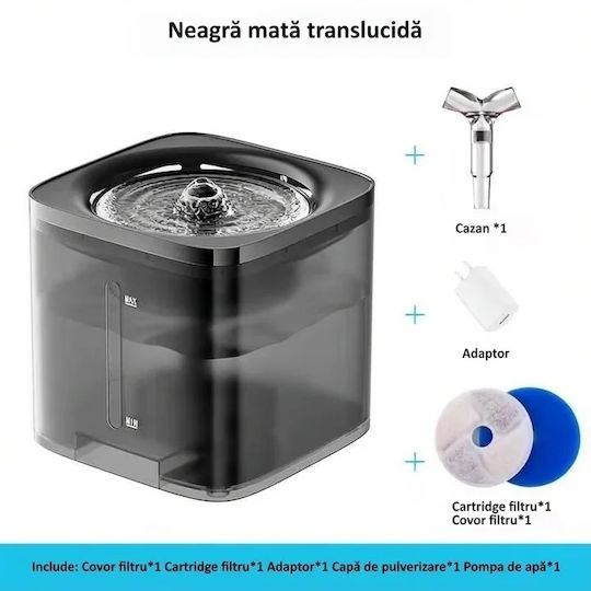 Adăpătoare Automată / Fântână pentru Câine și Pisică 2l în Culoare Verde
