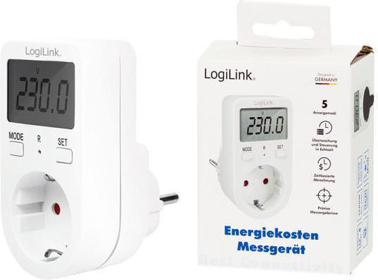 LogiLink Elektrischer Stromzähler für maximale Leistung bis 3.68kW