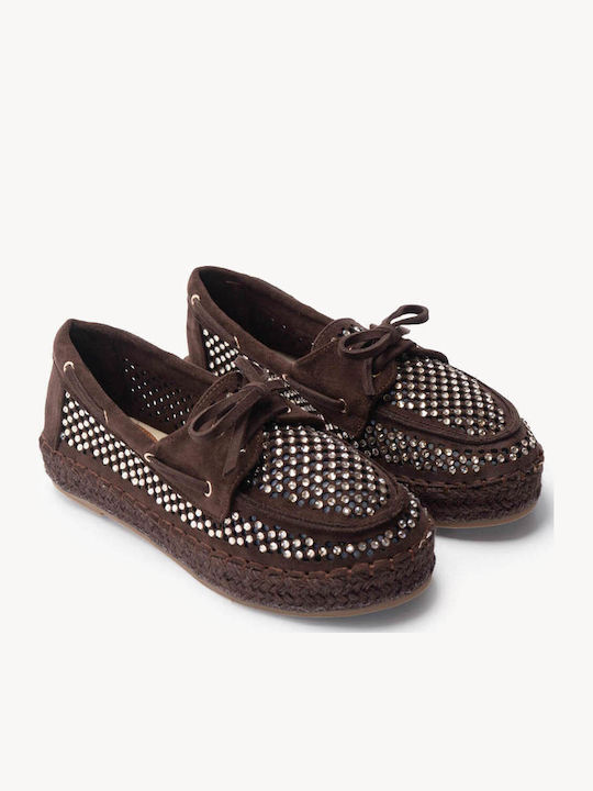 Espadrile Dama Maro Flat Tălpi Cu Șuruburi