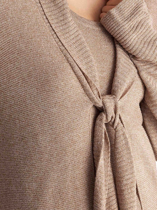 Women's Knitted Cardigan Beige