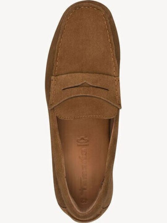 Suede Ανδρικά Loafers σε Καφέ Χρώμα