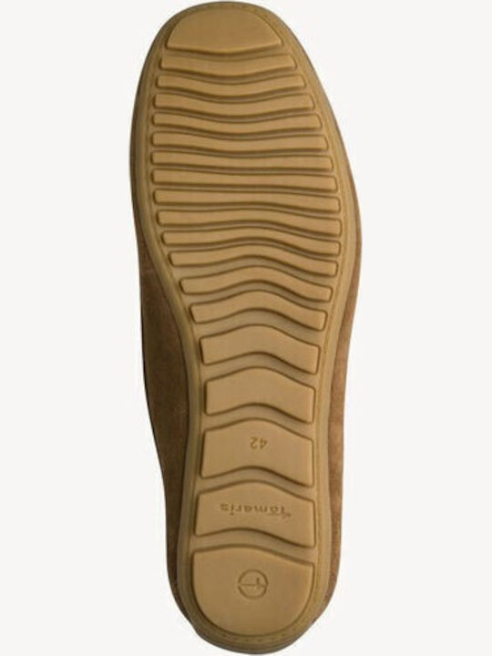 Suede Ανδρικά Loafers σε Καφέ Χρώμα