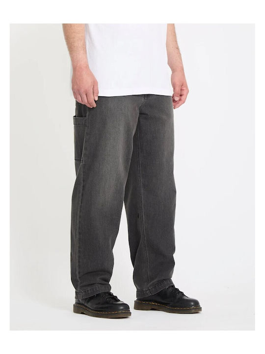 Kraftsman Men's Jeans Pants with Loose Tapered Fit Black Grey