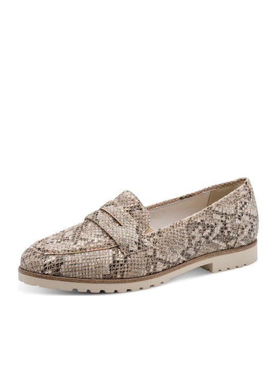 Women's Moccasins in Beige Colour