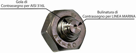 Raumer Hang Fix Inox M12xl 12x120mm Aisi 304 Stainless Steel