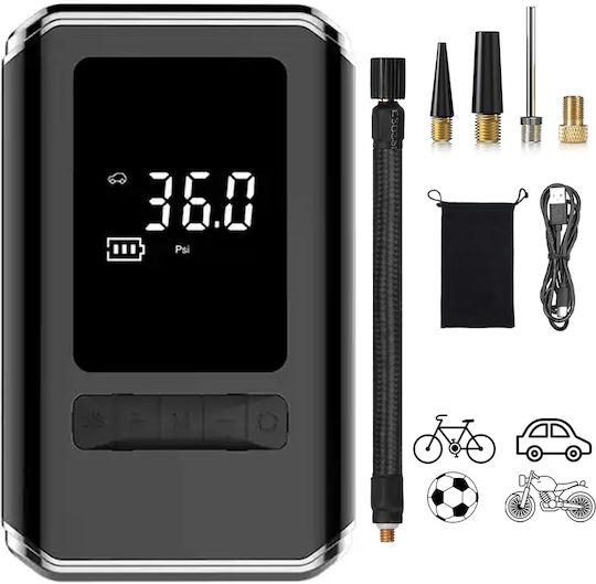Stakmann Compresor Portabil Ecran Digital Pompa Biciclete Mașini Anvelope 02840307