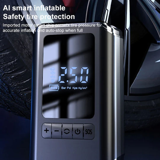 Stakmann Compresor Portabil Ecran Digital Pompa Biciclete Mașini Anvelope 02840307