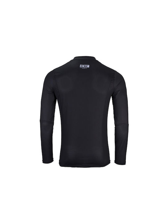 Kenny Men's Long Sleeves Cycling Jersey Mountain Bike Black