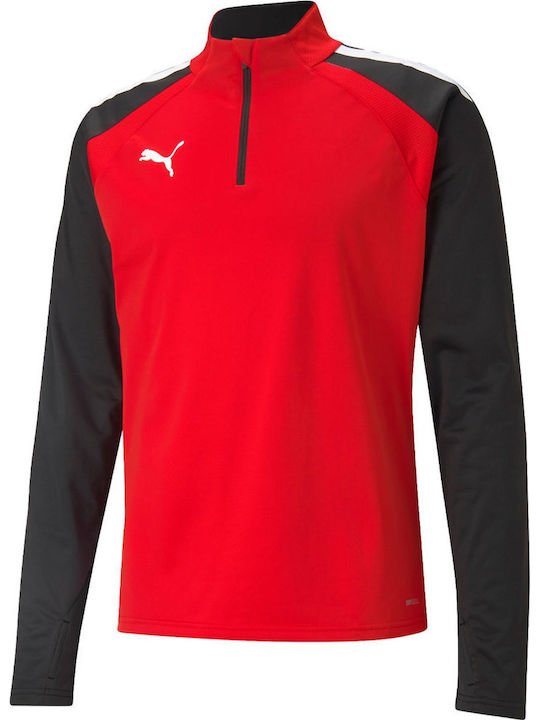 Liga Bluza Sport Mânecă Lungă Roșu/Negru