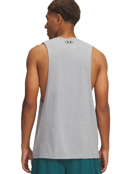 Under Armour Ua Left Chest T-shirt Γκρι