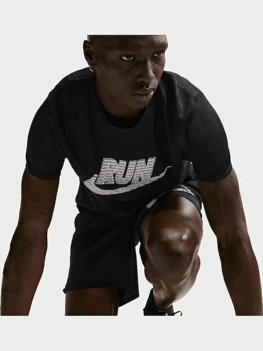 Dri-Fit Sportliches T-Shirt Schwarz