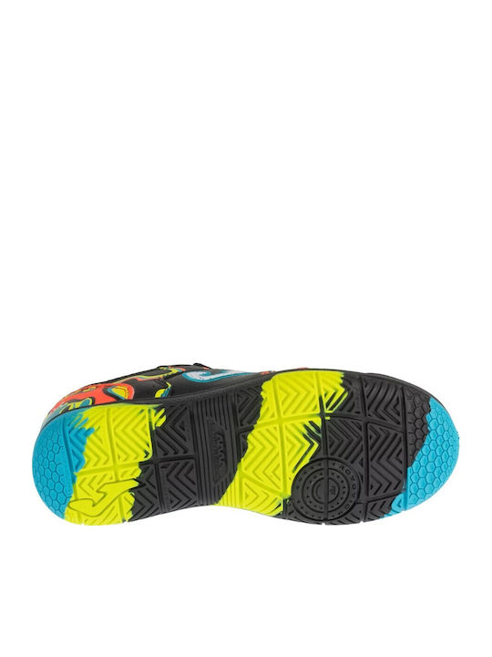 Top Flex Jr Kids Sports Shoes Running with Laces Black