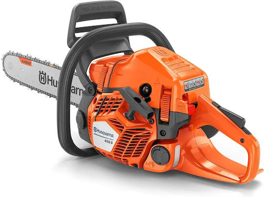 Husqvarna 450S Motoferăstrău pe Benzină 3.2cp 5kg cu Lamă 45cm și Easy Start