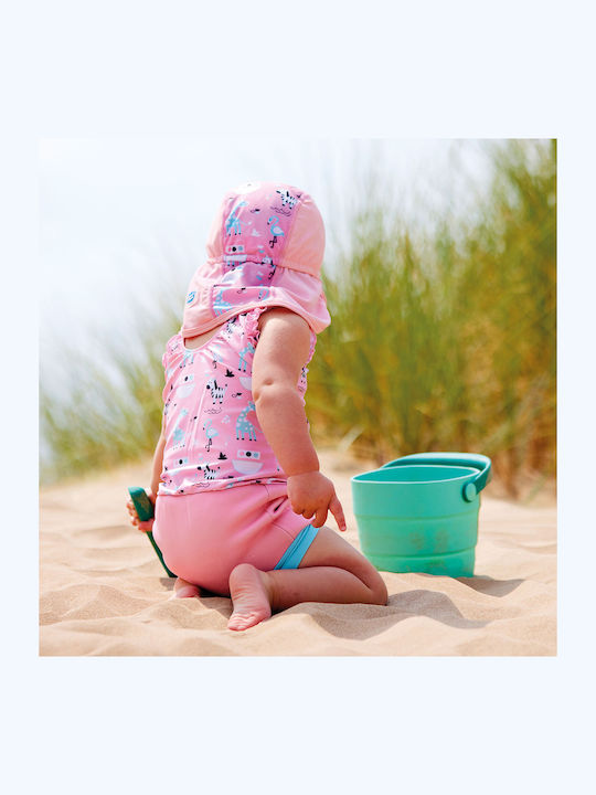 Splash About Kids' Fabric Sunscreen Hat Pink