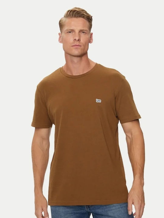 Patch Logo T-shirt Καφέ