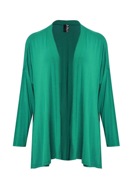 Long Women's Cardigan In Green Colour 0039.4519.NETTO-green