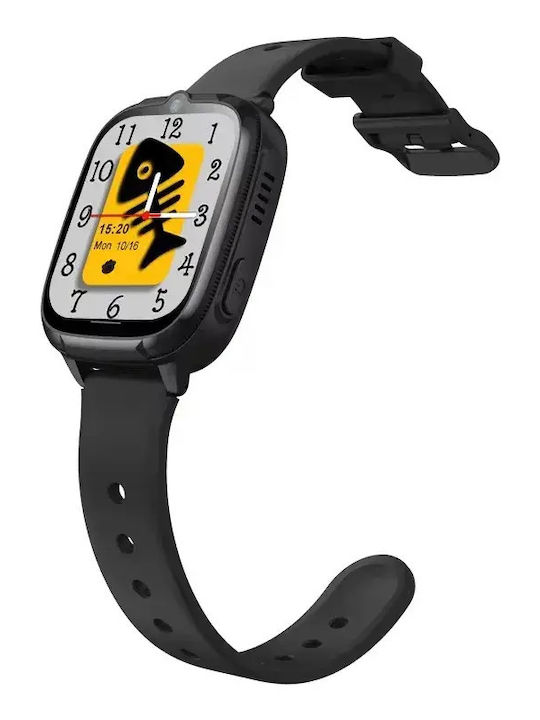 Nubki Kinder-Smartwatch 4G mit Kamera Schwarz