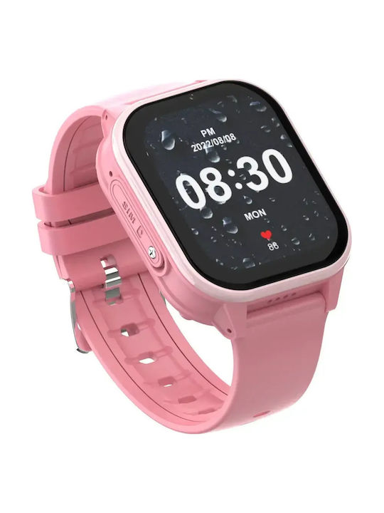 Nubki Παιδικό Smartwatch 4G με GPS & Κάμερα Ροζ