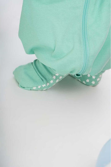 Baby Bliss Herbstlicher Baby Schlafsack mit Beinen Mint