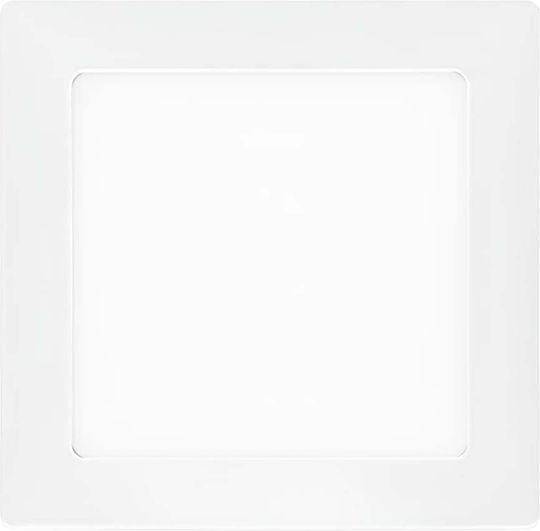 Avizar Round Led Light Panel 25w Recessed Ceiling Mount Modern Design White