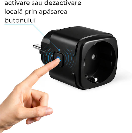 Smart Einzelne Steckdose mit Schalter und Fernbedienung 4 Stück