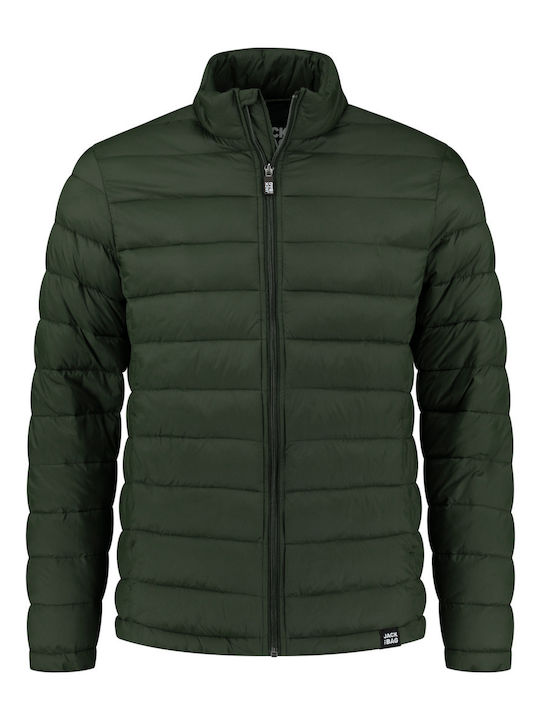 Herren Puffer Jacke Grün