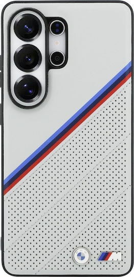 BMW Tricolor Umschlag Rückseite Kunststoff / Silikon Grau Galaxy S26 Ultra